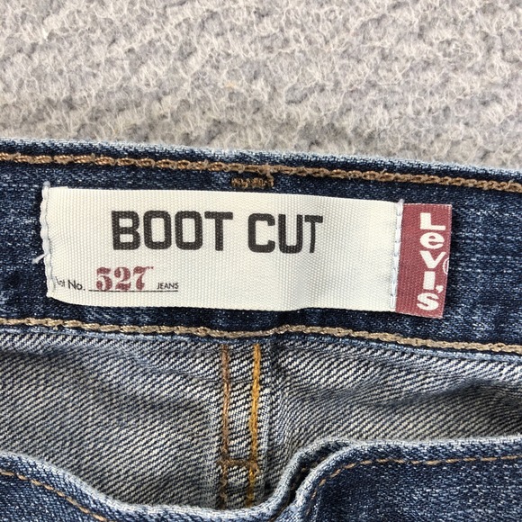 Vintage Levis Jeans Mens 36x30 Blue 527 Bootcut Western Mid Rise Whisker Y2K - Picture 11 of 15